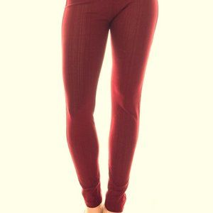 Burgundy Jean Jeggings